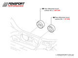 Rear Differential Mount Cushion - Genuine Part - Left Hand - No 1- GT86 & BRZ