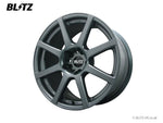 Blitz BRW 08 Alloy Wheel - 1 x Single - 17x7 - 4x100 - ET42 - Black Matt Blue