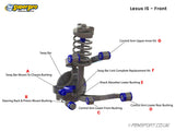 SuperPro - Front Upper Control Arm - Inner Bush Kit - Lexus IS-F - SPF3507K