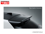 TRD GR Rear Spoiler Extension  - Black - GR Yaris