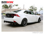 Seibon Carbon Fibre Rear Lip Spoiler - RF Style - Lexus IS200t, IS250, IS300h