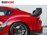 Seibon Carbon Fibre Rear Spoiler - TD Style - GR Supra A90