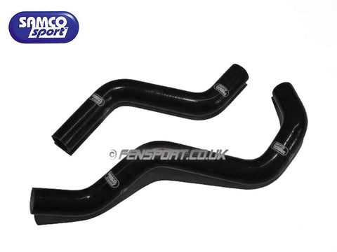 Black Samco Radiator Hose Set for Starlet EP82 