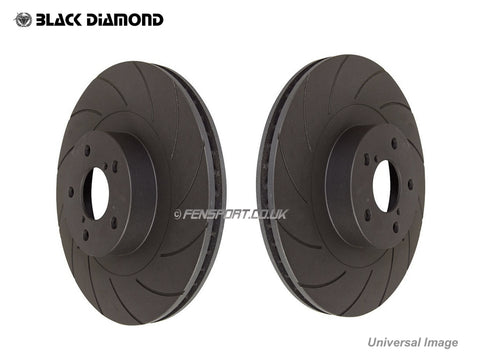 Brake Discs - Rear -  12 Groove  - 307mm - Lexus IS200, IS300, GS300