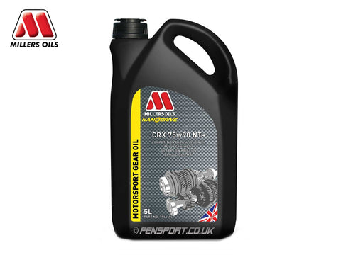 Millers Gear Oil - CRX 75w90 NT+ - 5 Litre