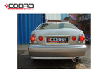 Cobra Exhaust System - Resonated - 4" Jap Style - Polished Tails - Lexus IS200